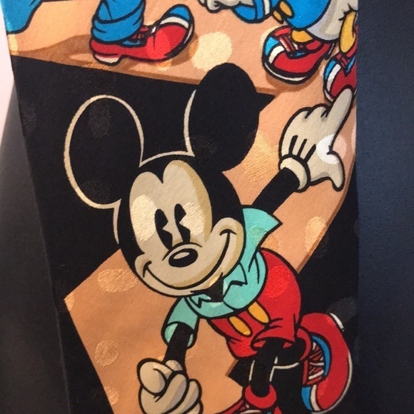 Disney Mickey Inc. Vintage Tie Mickey Bowling Silk - Picture 6 of 15